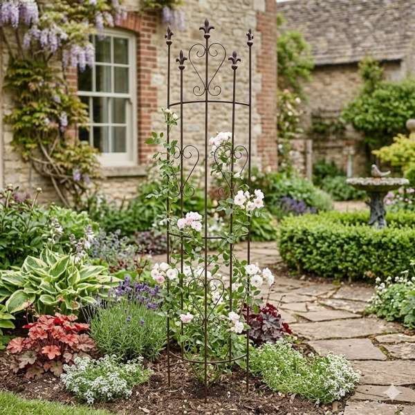 Halbrundes Rankgitter Jesolo ca. 147 cm - Gartendekoration